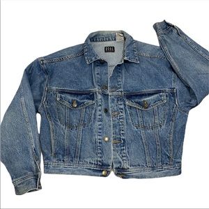 Vintage Unisex Denim Jacket Size Medium